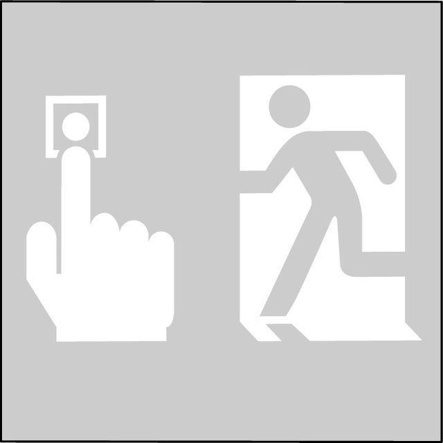 Thumbnail - Assa Abloy, Personenschutz, Einzelne Hinweiskleber