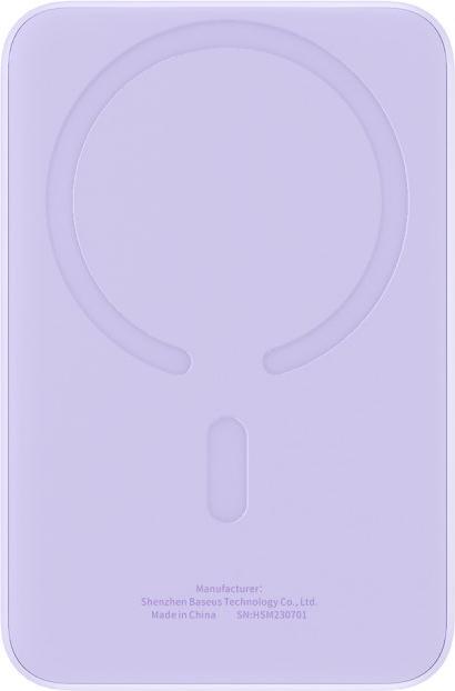 Produktbild Baseus Magnetic Mini Air Powerbank 10000mAh 20W (purple) (10000 mAh, 20 W, 37 Wh)
