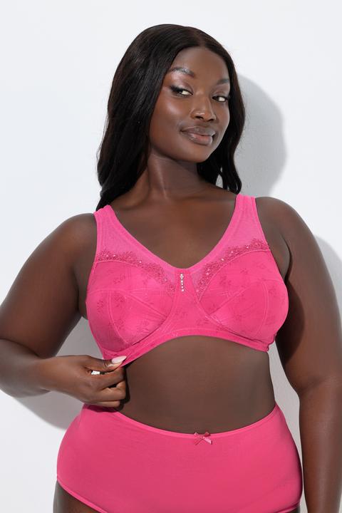 Actual product image Ulla Popken Kelly Jacquard Shaping Bra (100 E)