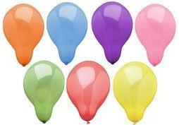 Produktbild Papstar Luftballons rundfarbig sortiert (100x)