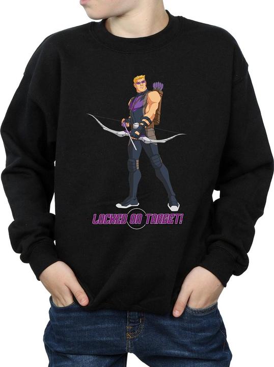 Actual product image Boys Hawkeye Locked On Target Sweatshirt (140, 146)
