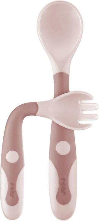 Actual product image Reer Flexible cutlery,pink