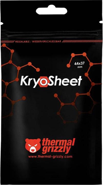 Actual product image Thermal Grizzly KryoSheet 44x37 mm (0.20 mm)