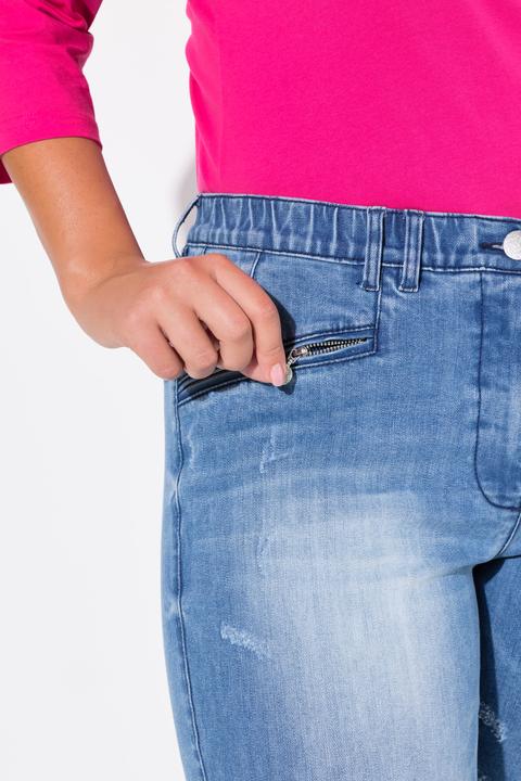 Immagine prodotto Ulla Popken Jeans modello Mony con gamba conica, tessuto elasticizzato e stile vintage (42)