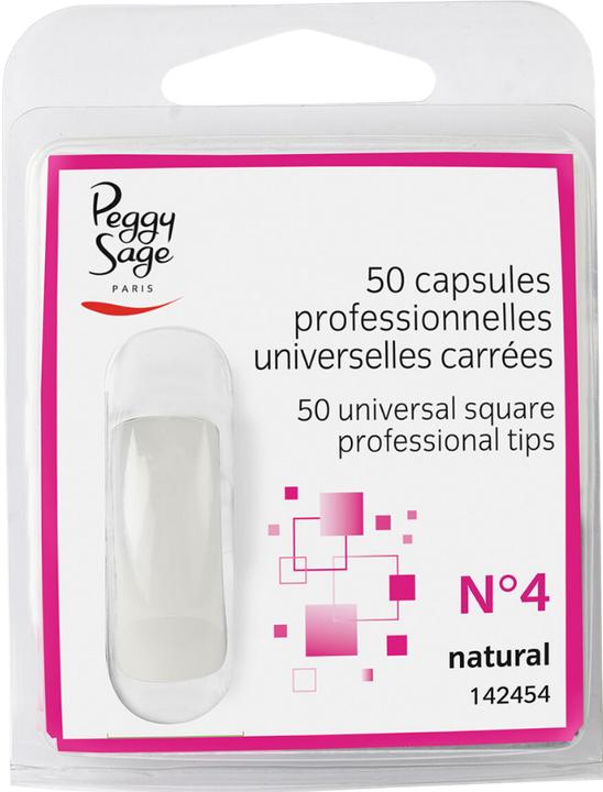 Actual product image Peggy Sage Universal Square Professional Tips (Artificial nails)