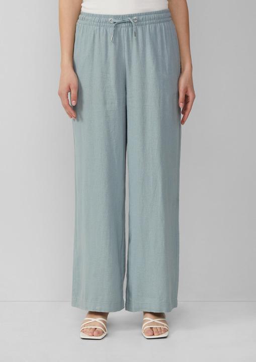 Produktbild S.Oliver Hose Leinenmixhose mit Gummizug und weitem Bein (W36/L32)