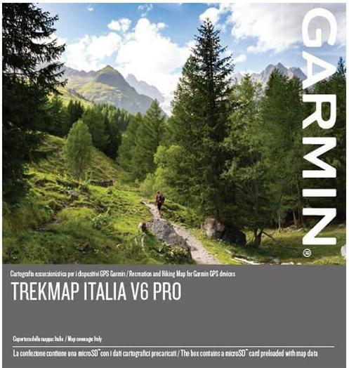 Actual product image Garmin TrekMap Italia v6 PRO