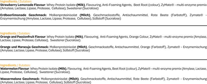 Produktbild Perform Clear Whey Isolate (500 g, 20x, Erdbeer-Limonade)