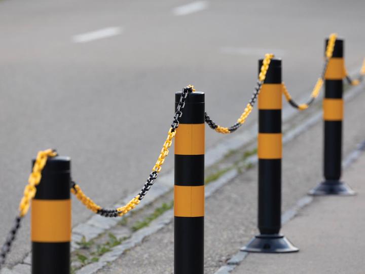 Actual product image Velleman YELLOW/BLACK CHAIN - 25 m