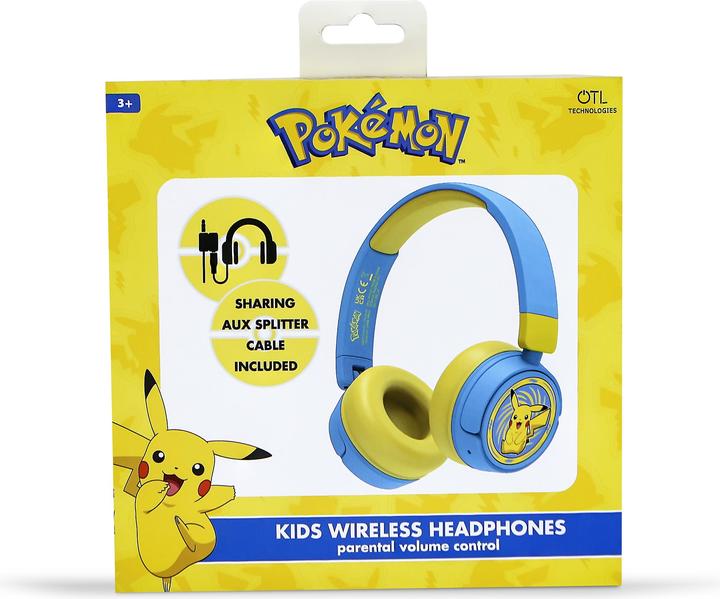 Immagine prodotto OTL Auricolare Bluetooth con controllo permanente - Pokemon Pikachu (PK0980)