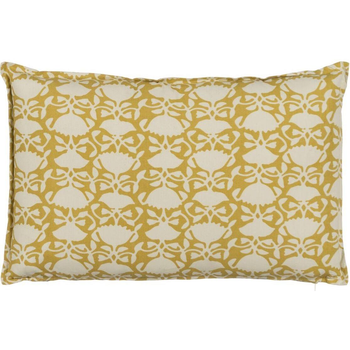 Natec, Dekokissen, Kissen Baumwolle Beige Senf 60 x 40 cm (60 x 40 cm)
