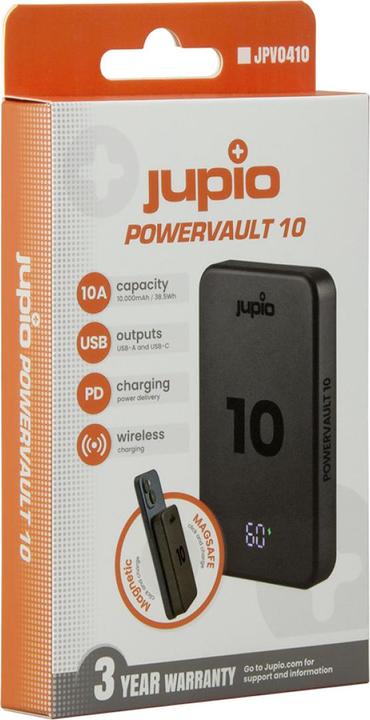 Actual product image Jupio MagSafe Mini Powerbank mit LCD-Display 10'000mAh (10000 mAh)