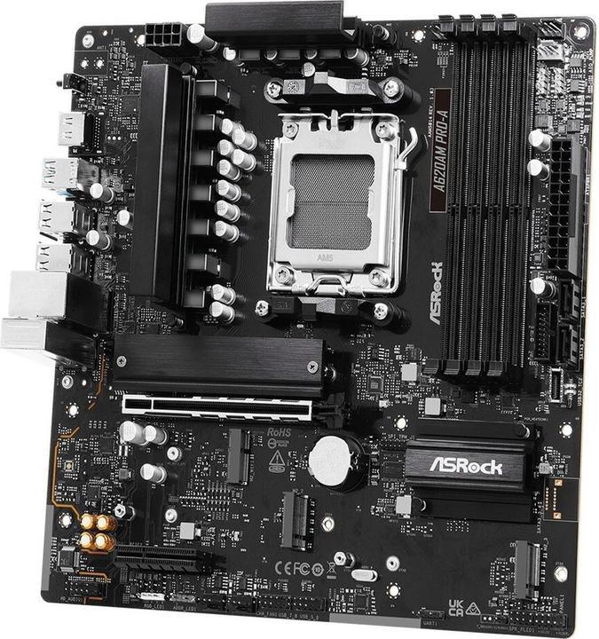 Image du produit AsRock A620AM Pro-A AM5 mATX HDMI/DP DDR5 retail (AM5, AMD A620, mATX)