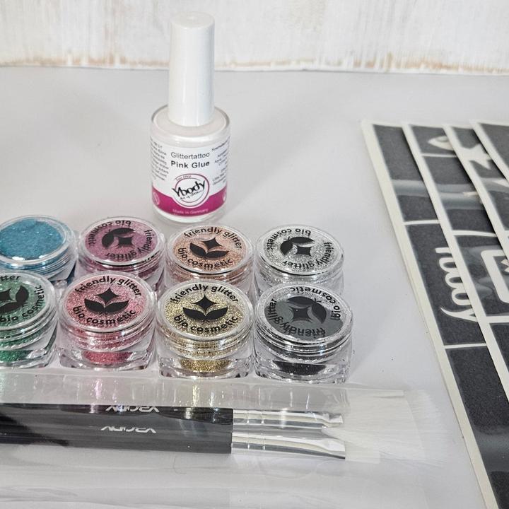 Actual product image Ybody Glitter Tattoo Set Party