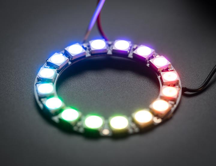 Image du produit Adafruit NeoPixel Ring 16 x WS2812 5050 RGB LED