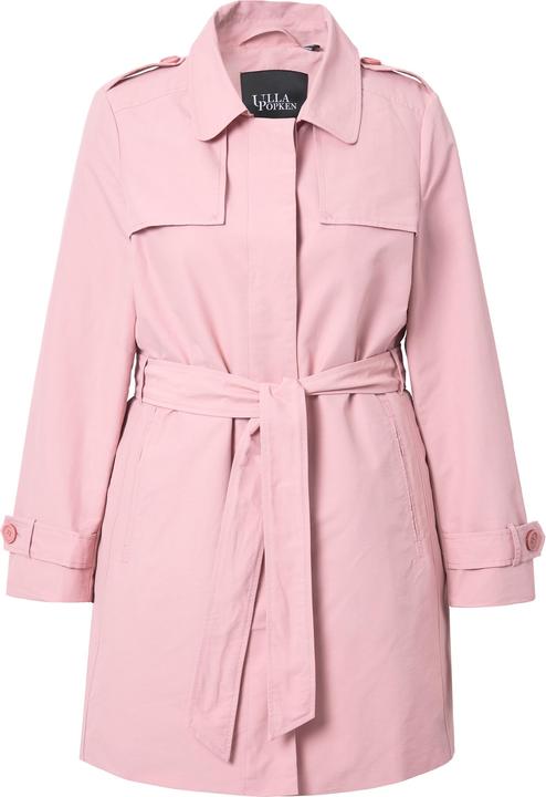 Image du produit Ulla Popken Trench-coat à coupe évasée, col chemise et ceinture nouée (46, 48)