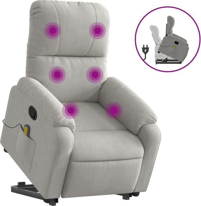 Image du produit vidaXL Massagesessel mit Aufstehhilfe
