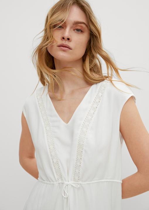 Actual product image Comma Kleid Crêpe-Kleid mit Spitze (38)