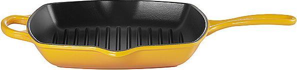 Image du produit Le Creuset Poêle en fonte SIGNATURE jaune foncé (Poêle à grillades, Fonte)