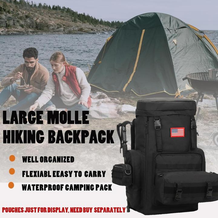 Actual product image Outdoor Extra Large Camping Backpack (85 l)