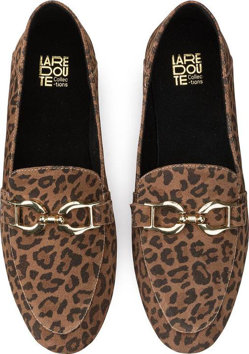 Image du produit La Redoute Collections Mocassins en cuir avec imprimé léopard (38)