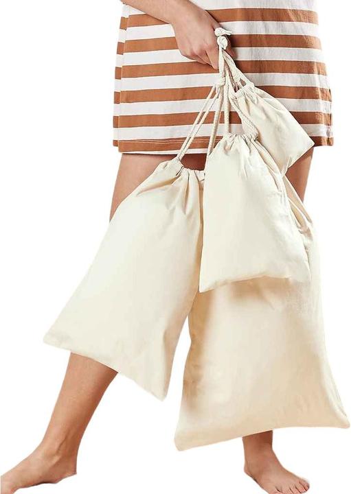 Actual product image Westford Mill Premium Organic Drawstring Bag