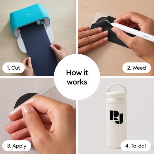 Productafbeelding Cricut Smart Vinyl Permanent Joy 14x122cm 1 vel Mat Paars (P) (1x)