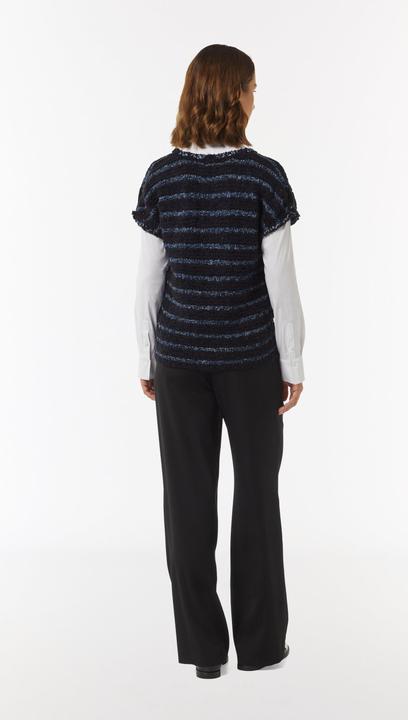 Produktbild Comma Strickpullunder Strickpullunder aus Effektgarn mit Fransen (40)