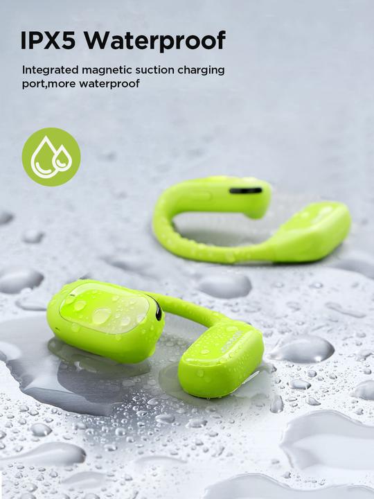 Productafbeelding Joyroom Cuffie on-ear draadloze Openfree JR-OE1 - verdi (ANC, 18 h, Draadloze)