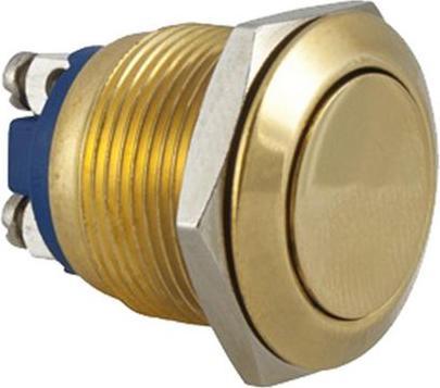 Produktbild RS PRO Switch Pushbutton 19mm IP65 Brass