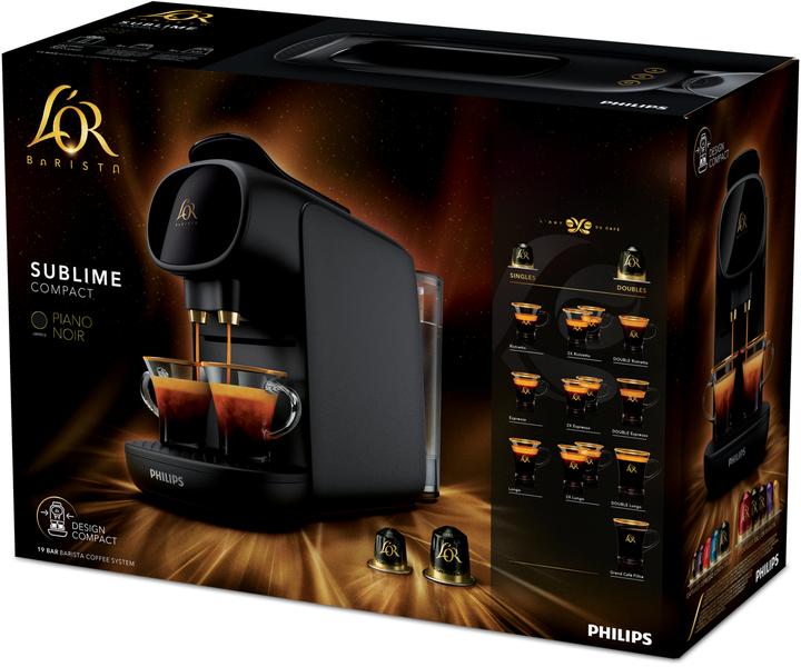 Produktbild Philips Sublime Compact Ohne Milchaufschäumer, Schwarz (NESPRESSO Original)