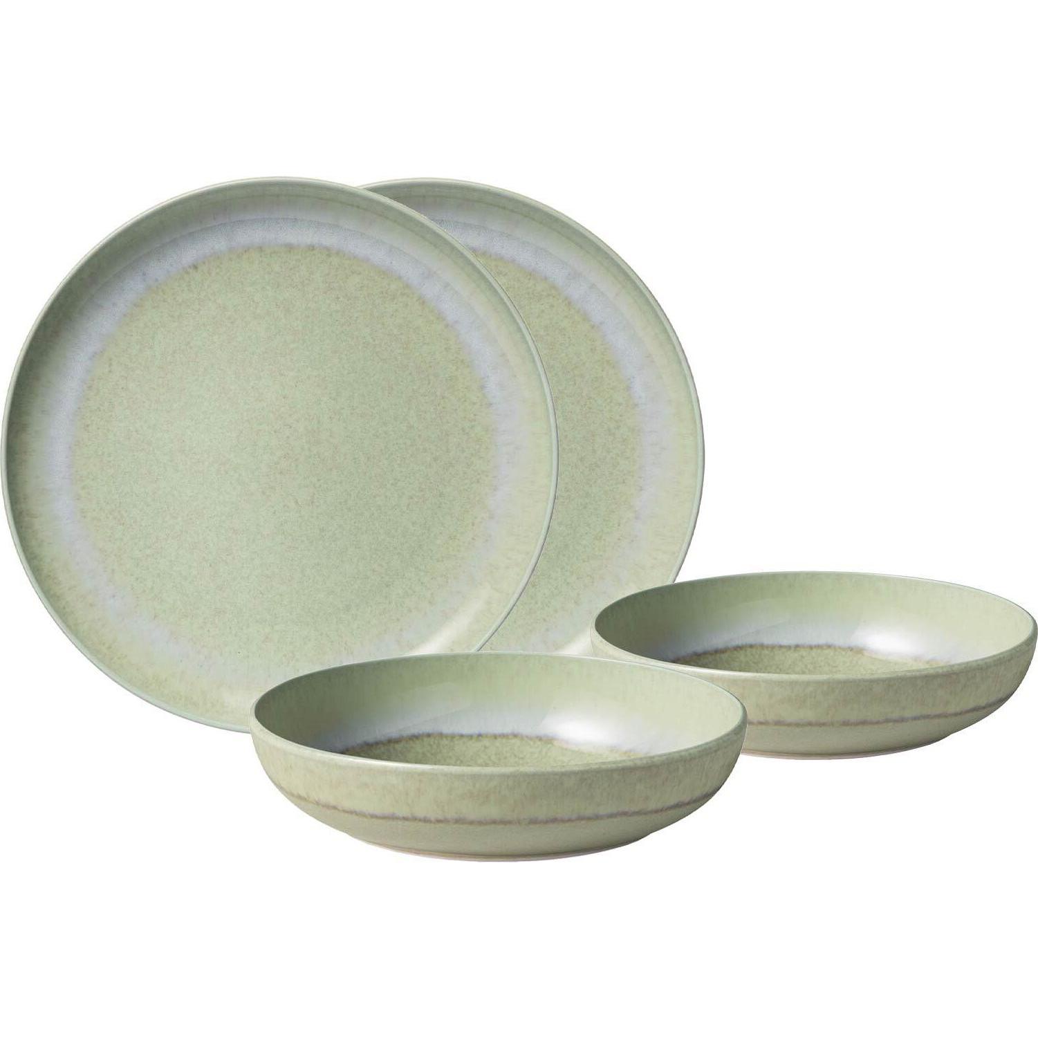 Like. by Villeroy & Boch, Geschirrset, Perlemor Alga Tafel-Set (4 Stück)