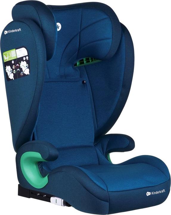 Immagine prodotto KinderKraft Junior Fix 2 Taglia I Blu Porto (Seggiolino per bambini, ECE R129/i-Size Standard)