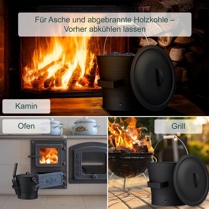 Actual product image Relaxdays Ascheeimer (33 x 32 x 26 cm)