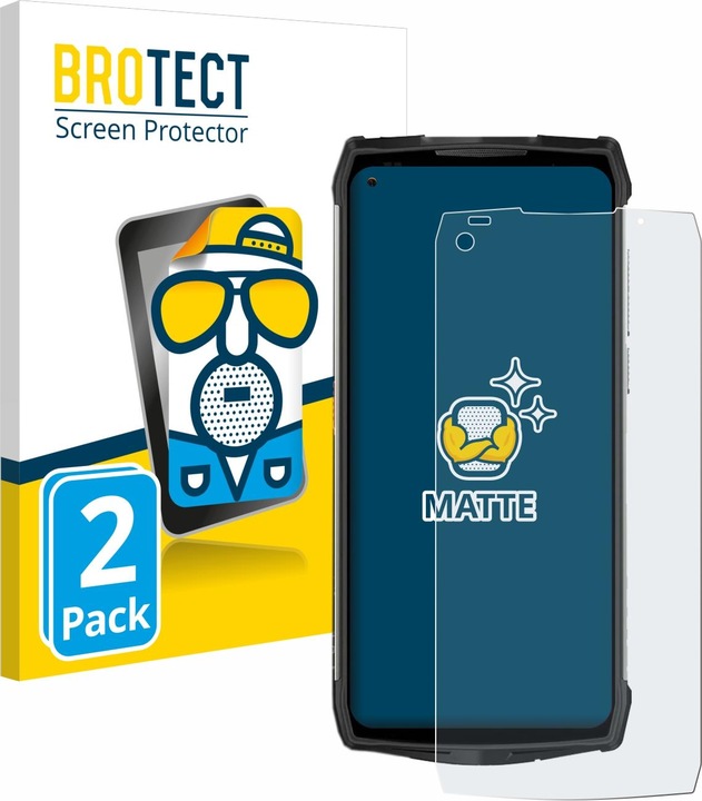 Actual product image BROTECT Anti-glare screen protector matt (2 Piece, Ulefone Power Armor 13)