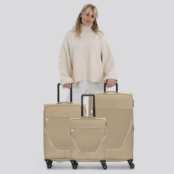 Image du produit Stratic taska Set de valises à 4 roulettes 3pcs avec soufflet extensible (233 l)