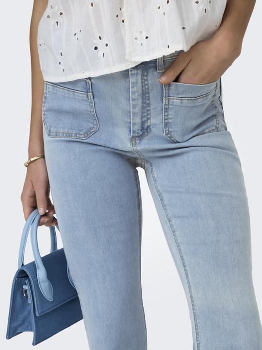 Produktbild Only ONLWAUW Hohe Taille Ausgestellt Jeans Flared fit jeans (32)