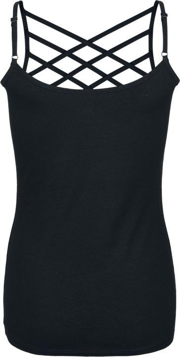 Produktbild Black Premium Tank-Top with Raven Frontprint (S)