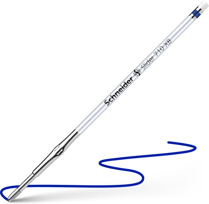 Actual product image Schneider Ballpoint refill Slider 710 Ballpoint pen Slider Xite 0.7mm XB blue Slider 710 XB indelible (Blue, 0.70 mm, 1 pcs.)