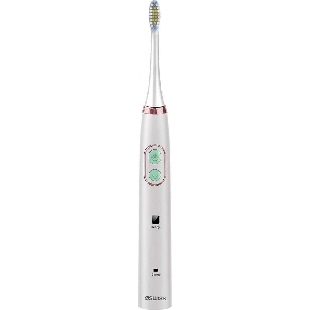 Thumbnail - 4Swiss, Elektrische Zahnbürste, Szczoteczka Sensitive Care ST212 Golden Edition Biała (Schallzahnbürste)