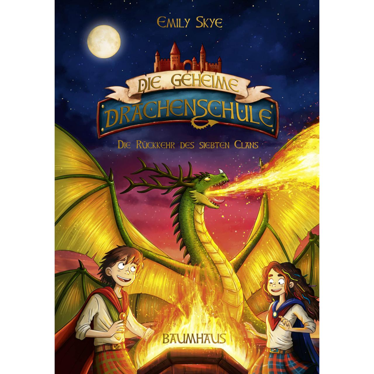 Die geheime Drachenschule - Die Rückkehr des siebten Clans, Kinderbücher von Emily Skye, Pascal Nöldner
