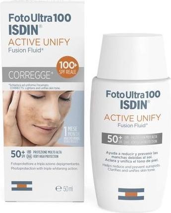 Produktbild Isdin Active Unify Fusion Fluid (Sonnencreme, SPF 50+, 50 ml)
