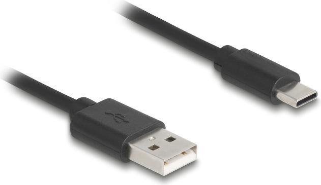 Productafbeelding Delock USB 2.0 Spiralkabel USB Typ-A Stecker zu USB Type-C S (0.75 m, USB 2.0)