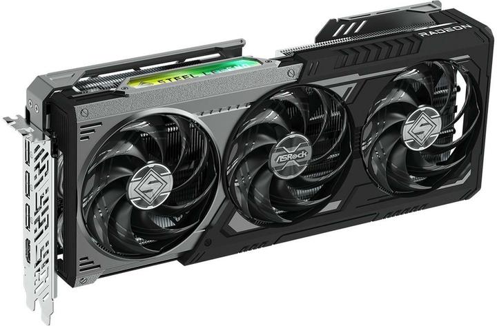 Actual product image AsRock Radeon RX 9070 XT Steel Legend Dark (16 GB)