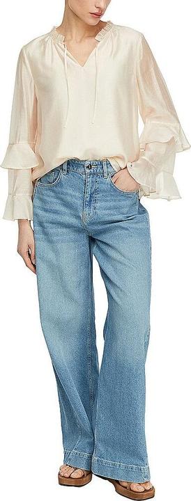 Immagine prodotto Comma Bluse Feminine Lyocell-Voile-Bluse mit Trompetenärmeln (38)
