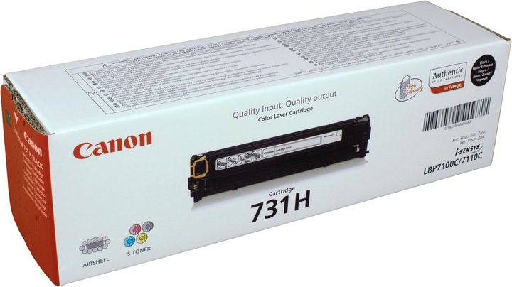 Actual product image Canon 731h (FC)