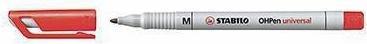 Actual product image STABILO OHPen universal foil pen water-soluble (Red, 1 mm, 1 x)