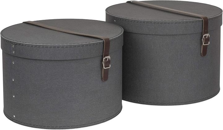 Immagine prodotto Bigso 2er-Set Runde Aufbewahrungsboxen mit Deckel