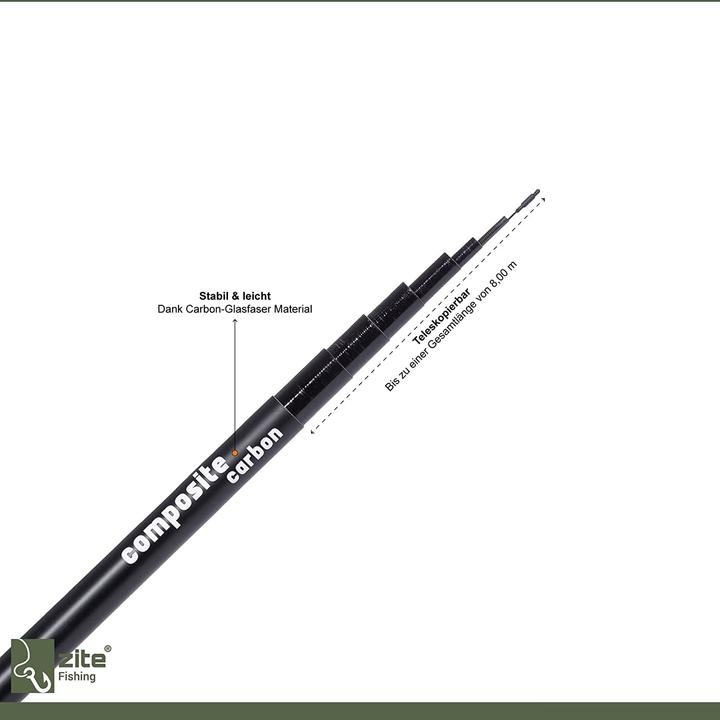 Image du produit Zite Canne à pêche 8m (Télescope)
