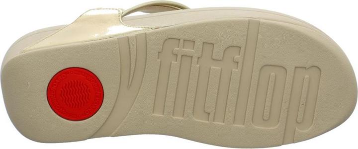 Produktbild Fitflop Lulu Padded Knot Metallic Leather Toe Post Sandal (41)